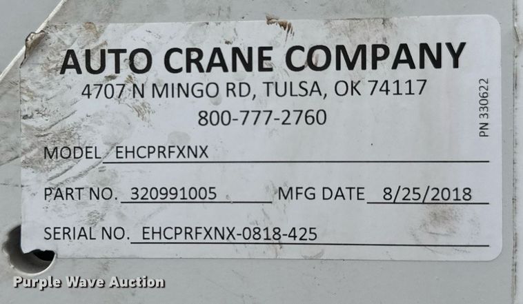 image for item EQ1457 2018 Ford F550 SuperCab flatbed truck