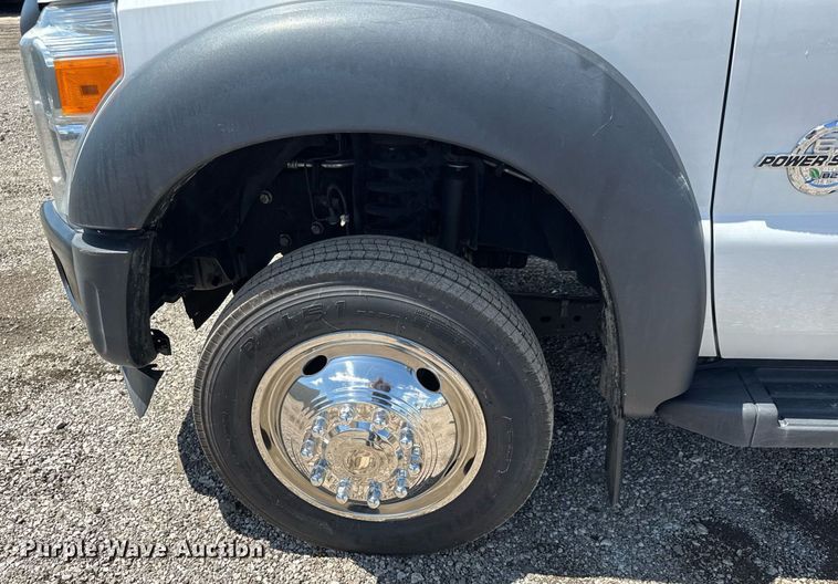 image for item EQ1463 2015 Ford F450 Super Duty SuperCab flatbed truck