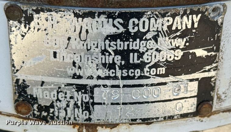 image for item EQ1470 2012 Wachs Trav-L-Vac 77-000-36 vacuum excavator