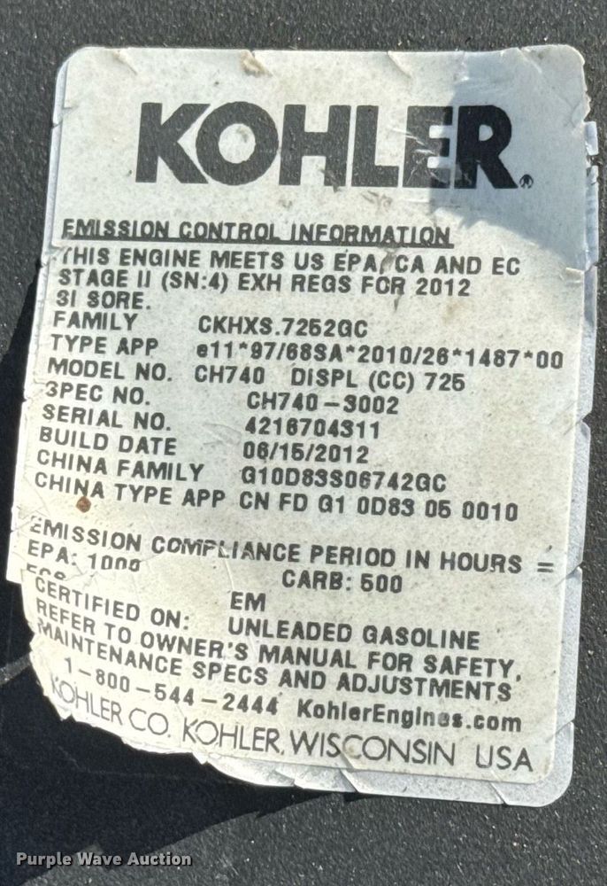 image for item EQ1470 2012 Wachs Trav-L-Vac 77-000-36 vacuum excavator