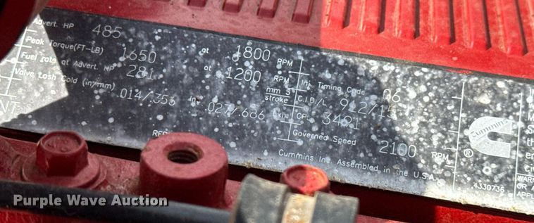 image for item EQ1473 2012 Peterbilt 367 reel truck