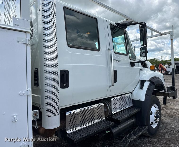 image for item EQ1479 2012 International 7600 Crew Cab crane truck