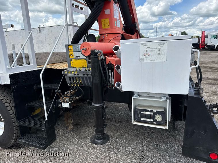 image for item EQ1479 2012 International 7600 Crew Cab crane truck