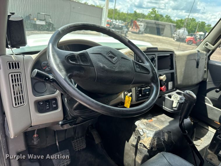 image for item EQ1479 2012 International 7600 Crew Cab crane truck