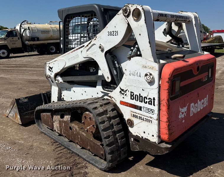image for item EQ1492 2010 Bobcat T650 tracked skid steer loader