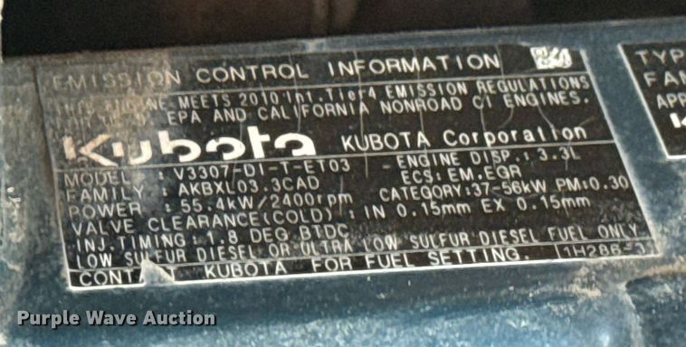 image for item EQ1492 2010 Bobcat T650 tracked skid steer loader