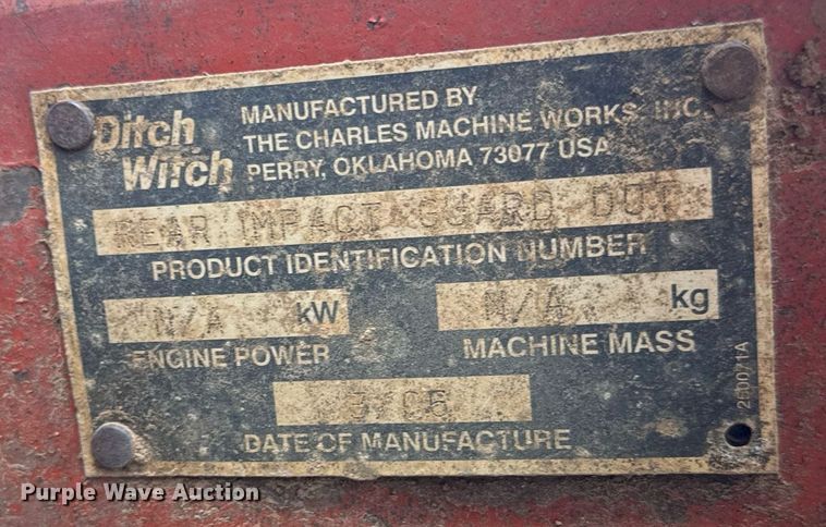 image for item EQ1493 2002 Ditch Witch FX30 vacuum excavator