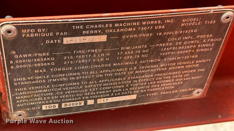 image for item EQ1493 2002 Ditch Witch FX30 vacuum excavator