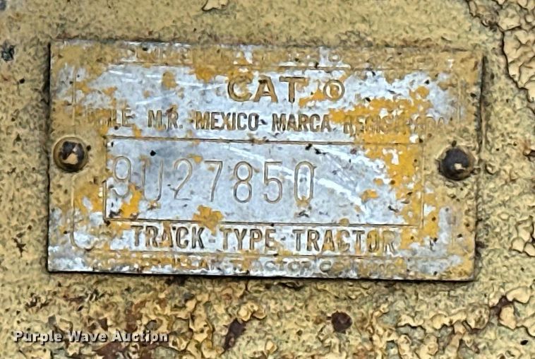 image for item EQ4724 1958 Caterpillar D6 9U dozer