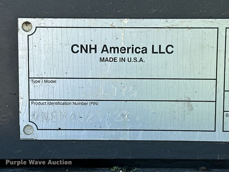 image for item EQ4762 2008 New Holland L175 skid steer loader