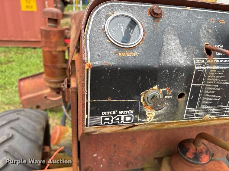 image for item ND9712 1979 Ditch Witch R40 trencher