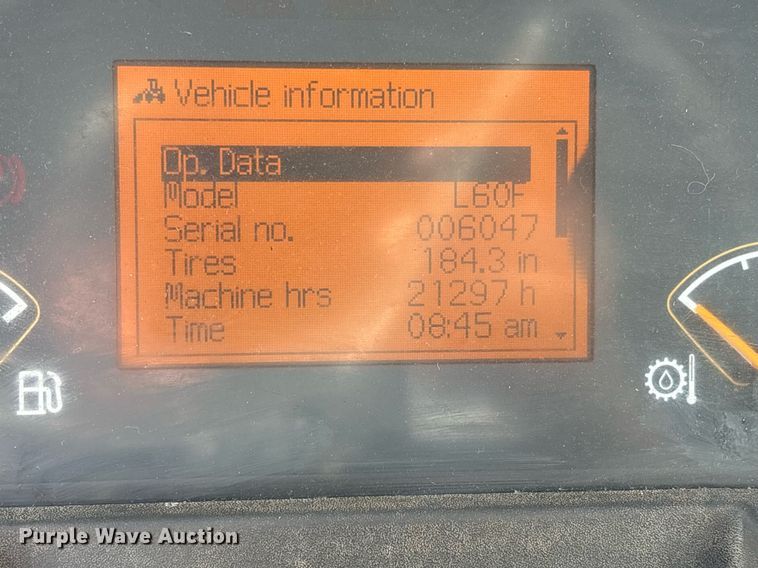 image for item ND9715 2011 Volvo L60F wheel loader