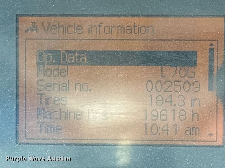 image for item ND9716 2012 Volvo L70G wheel loader