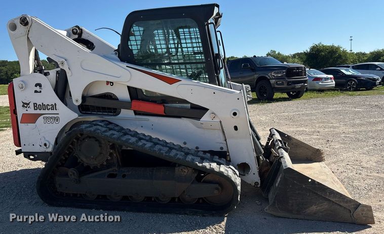 image for item ND9766 2022 Bobcat T870 tracked skid steer loader