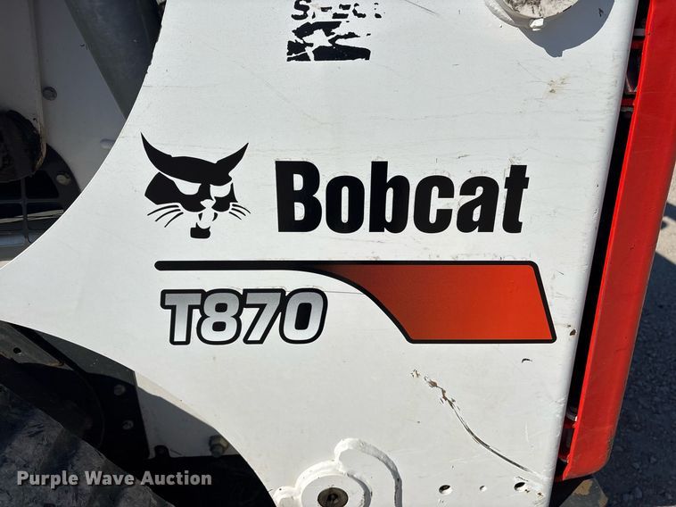 image for item ND9766 2022 Bobcat T870 tracked skid steer loader