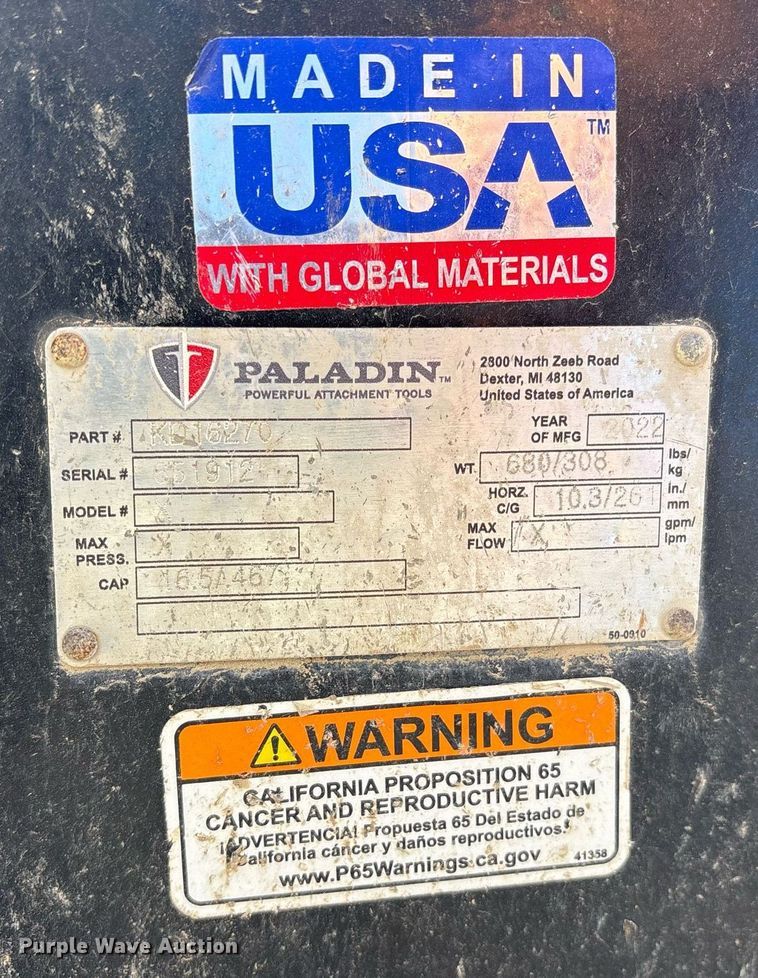 image for item ND9766 2022 Bobcat T870 tracked skid steer loader