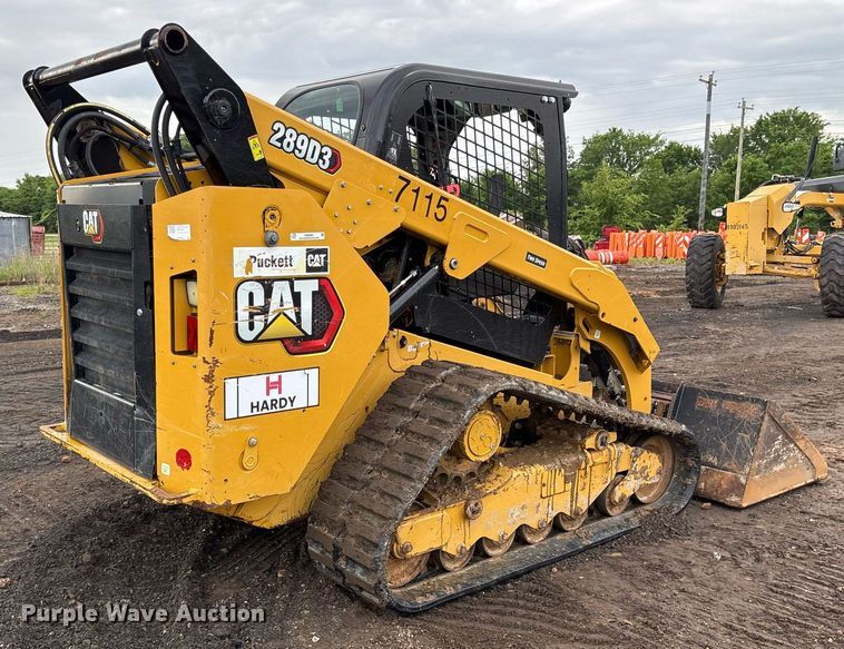 image for item OB9684 2021 Caterpillar  289D3 tracked skid steer loader