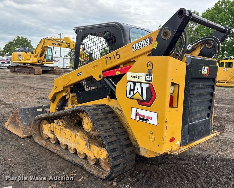 image for item OB9684 2021 Caterpillar  289D3 tracked skid steer loader