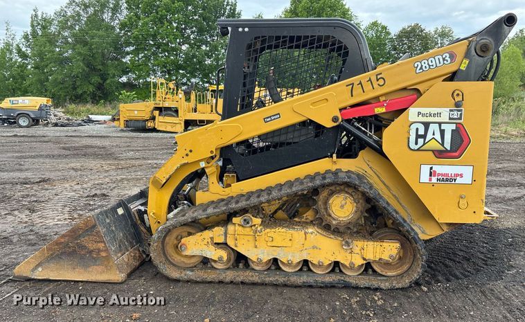image for item OB9684 2021 Caterpillar  289D3 tracked skid steer loader
