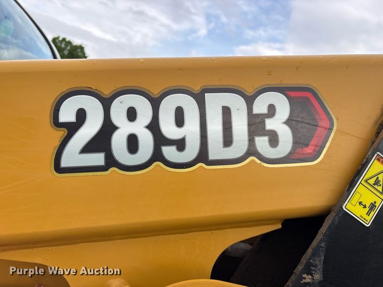 image for item OB9684 2021 Caterpillar  289D3 tracked skid steer loader