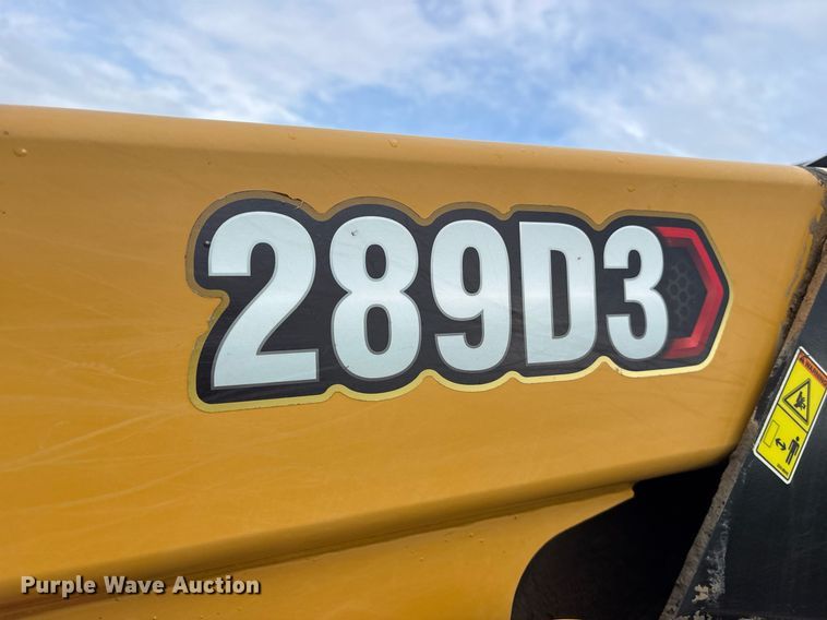 image for item OB9684 2021 Caterpillar  289D3 tracked skid steer loader