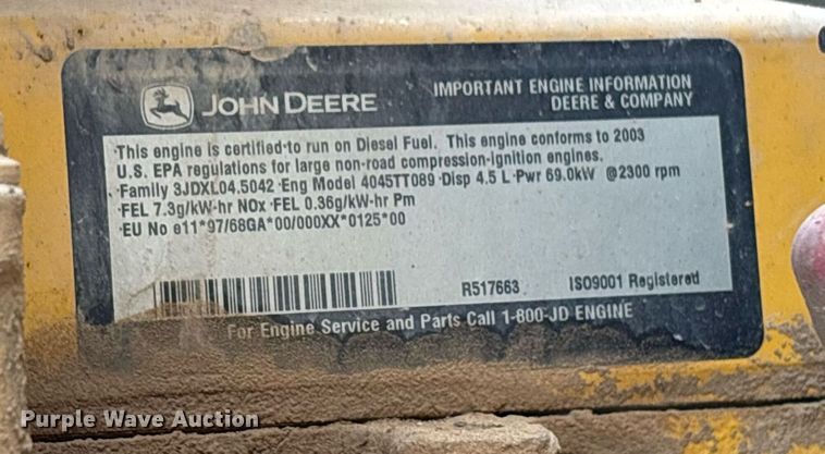 image for item OB9686 2003 John Deere 310SG backhoe