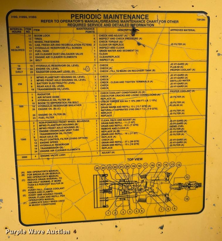 image for item OB9686 2003 John Deere 310SG backhoe