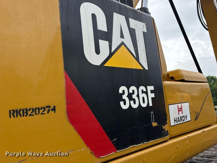 image for item OB9692 2018 Caterpillar 336F excavator