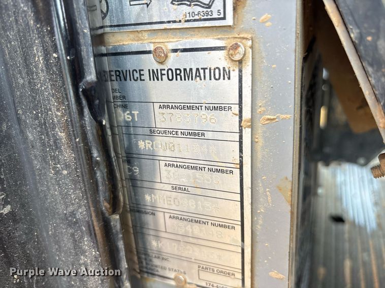 image for item OB9693 2012 Caterpillar D6T XW dozer