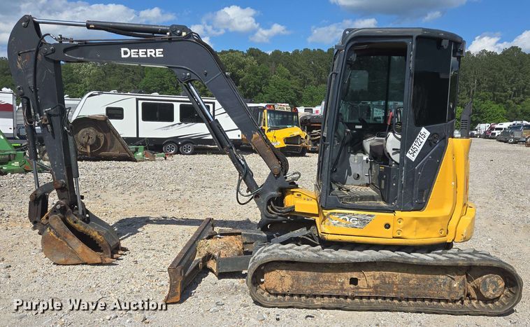 image for item YA0535 2022 John Deere 50G mini excavator