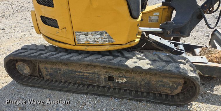 image for item YA0535 2022 John Deere 50G mini excavator