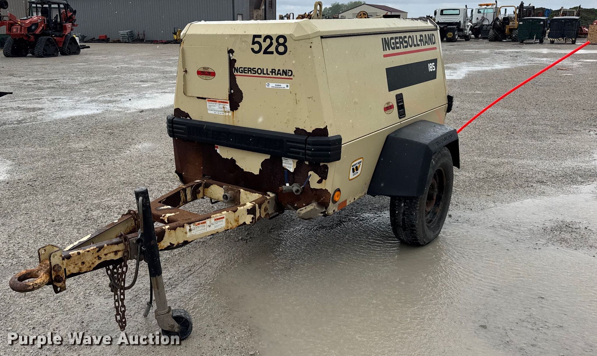 1999 Ingersoll Rand P195WJD air compressor in Clinton, IL | Item