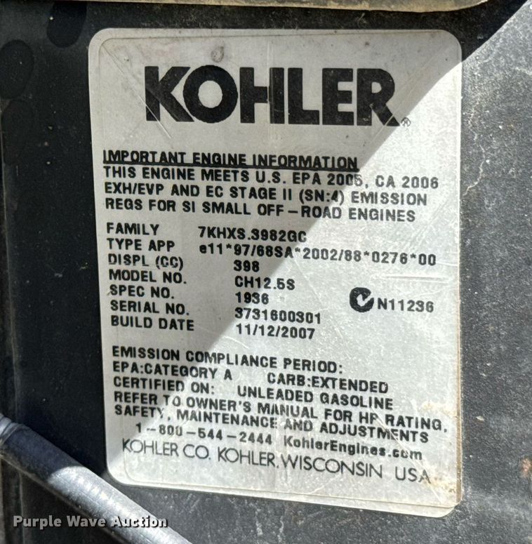 image for item DO0885 Ingersoll Rand 2475F12.5G air compressor