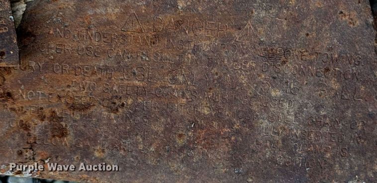 image for item DO0886 Shop built utility trailer