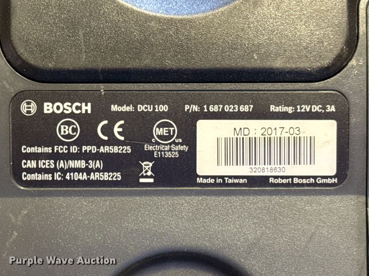 image for item DO0891 Bosch DCU 100 diagnostic scanner