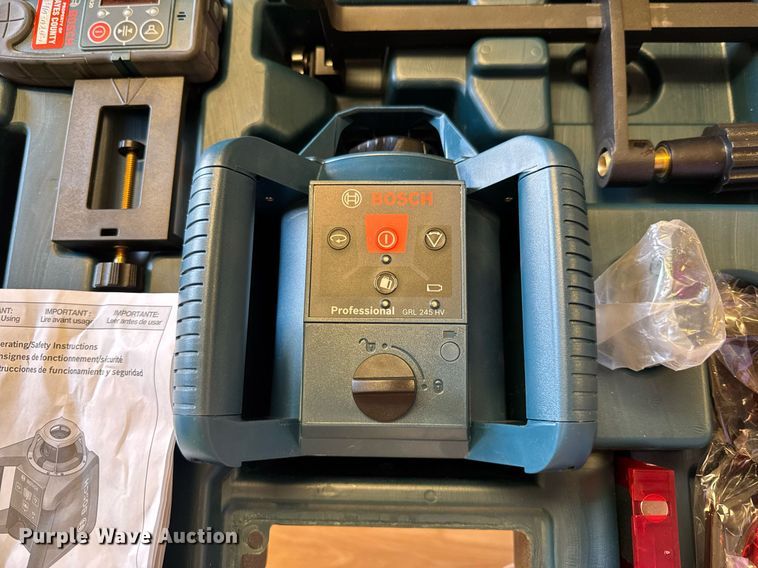 image for item DO0892 Bosch GRL 245 HV self-leveling rotary laser