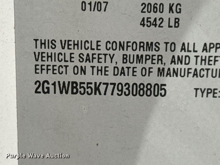 image for item DO0992 2007 Chevrolet Impala LS 