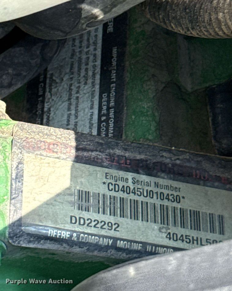 image for item DS4288 2016 John Deere 6110M MFWD tractor