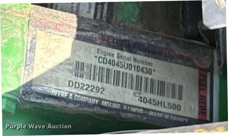 image for item DS4288 2016 John Deere 6110M MFWD tractor