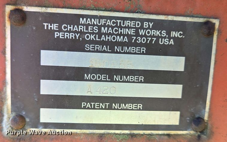 image for item DT4864 1985 Ditch Witch 4010 trencher