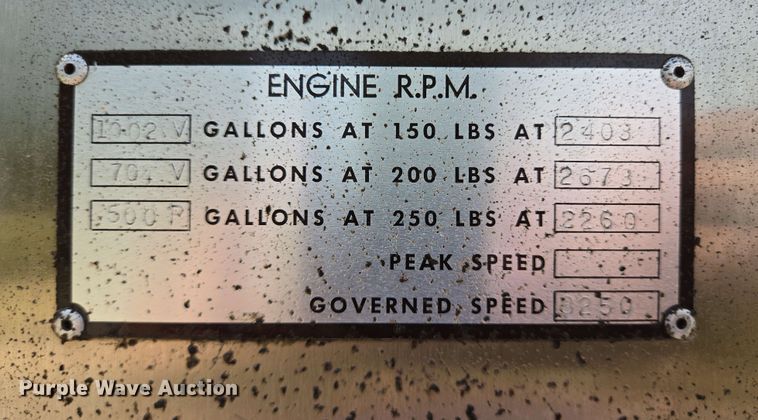 image for item DT4865 1982 Ford C8000 pumper fire truck