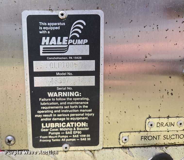 image for item DT4865 1982 Ford C8000 pumper fire truck