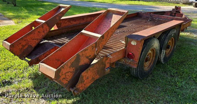 image for item DT4866 1985 Belshe equipment trailer