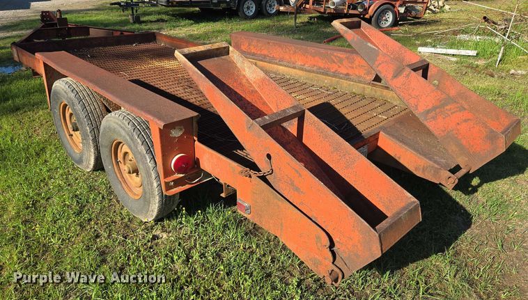 image for item DT4866 1985 Belshe equipment trailer
