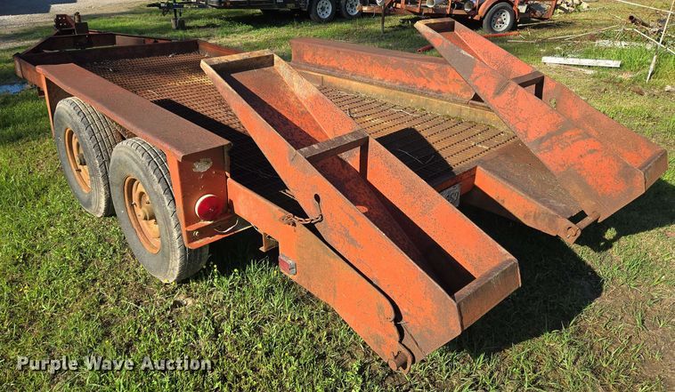 image for item DT4866 1985 Belshe equipment trailer