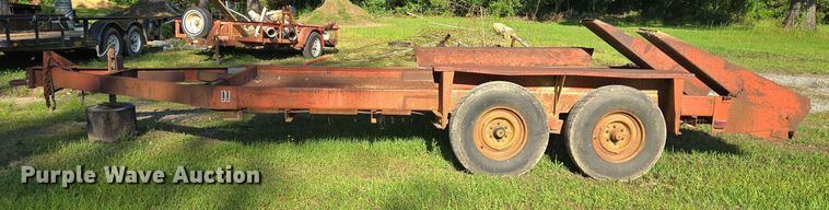 image for item DT4866 1985 Belshe equipment trailer