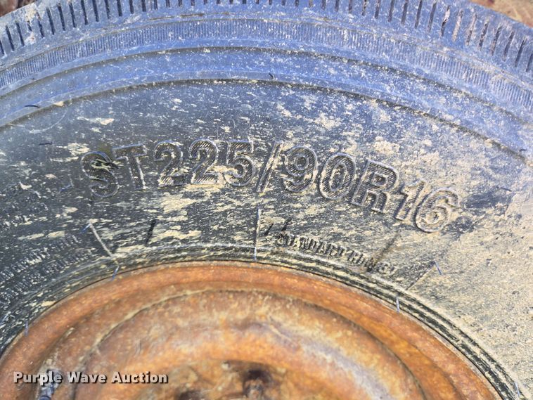 image for item DT4866 1985 Belshe equipment trailer