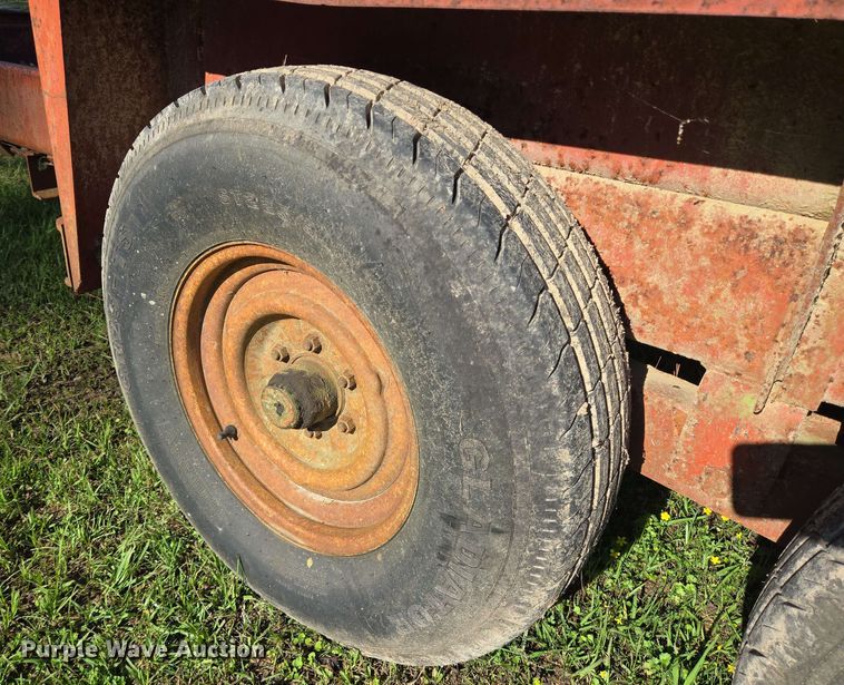 image for item DT4866 1985 Belshe equipment trailer