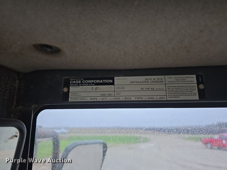 image for item DT6814 2000 Case 621C wheel loader