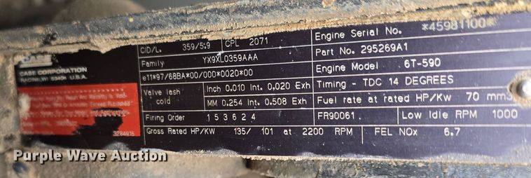 image for item DT6814 2000 Case 621C wheel loader